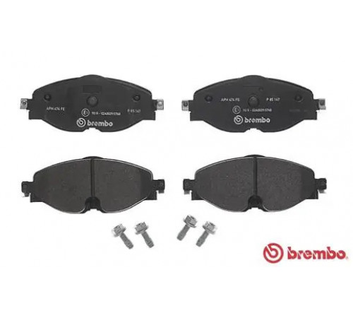 Комплект гальмівних накладок, дискове гальмо P 85 147 BREMBO