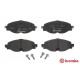 Комплект гальмівних накладок, дискове гальмо P 85 147 BREMBO