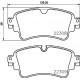 Комплект гальмівних накладок, дискове гальмо P 85 154 BREMBO