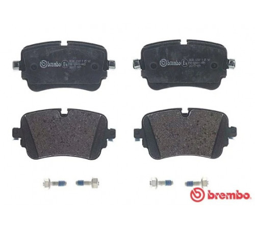 Комплект гальмівних накладок, дискове гальмо P 85 161 BREMBO