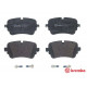 Комплект гальмівних накладок, дискове гальмо P 85 161 BREMBO