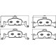 Комплект гальмівних накладок, дискове гальмо P 85 164 BREMBO
