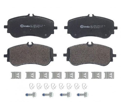 Комплект гальмівних накладок, дискове гальмо P 85 172 BREMBO