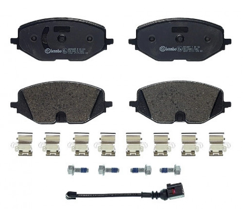 Комплект гальмівних накладок, дискове гальмо P 85 182 BREMBO