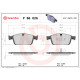 Комплект гальмівних накладок, дискове гальмо P 86 026 BREMBO