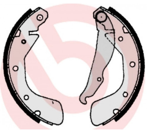 Комплект гальмівних колодок S 59 513 BREMBO