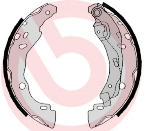 Комплект гальмівних колодок S 68 525 BREMBO