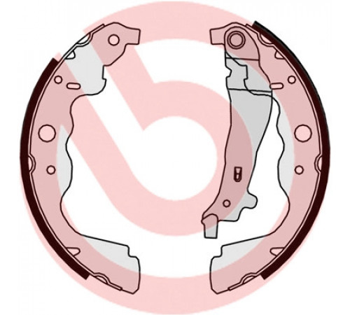 Комплект гальмівних колодок S 68 546 BREMBO