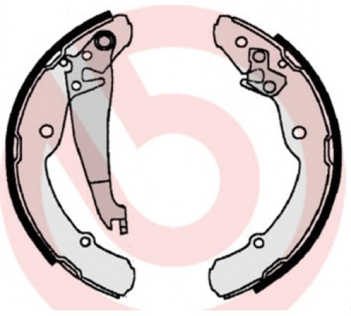 Комплект гальмівних колодок S 85 516 BREMBO