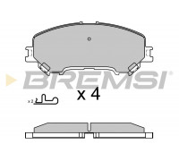 Комплект гальмівних накладок, дискове гальмо