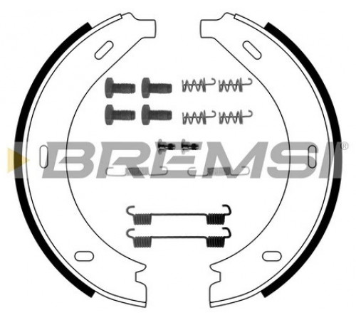 Комплект гальмівних колодок, стоянкове гальмо GF0305-1 BREMSI