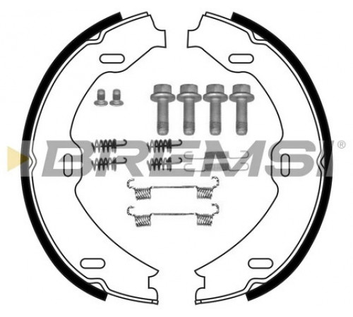 Комплект гальмівних колодок, стоянкове гальмо GF0311-1 BREMSI