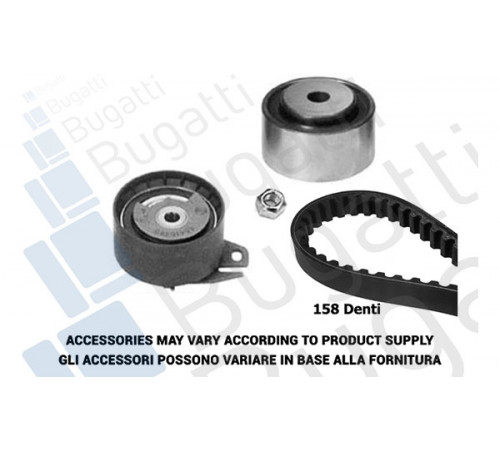 Комплект зубчастих ременів BKCD0095 BUGATTI