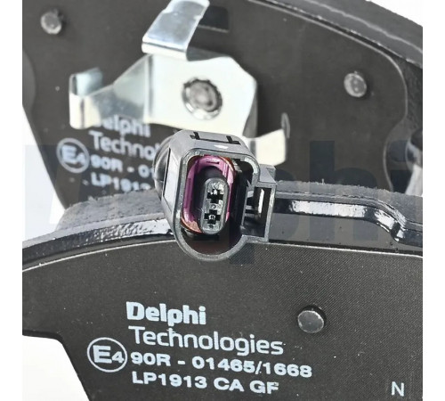Комплект гальмівних накладок, дискове гальмо LP1913 DELPHI