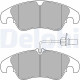 Комплект гальмівних накладок, дискове гальмо LP3152 DELPHI