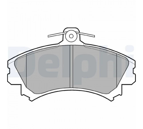 Комплект гальмівних накладок, дискове гальмо LP993 DELPHI