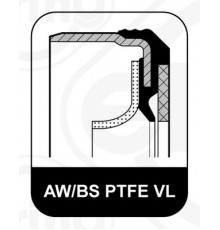 Ущільнювальне кільце вала, колінчатий вал