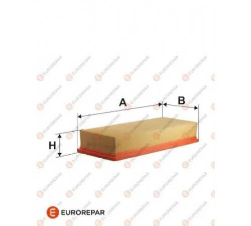 Повітряний фільтр 1611155180 EUROREPAR