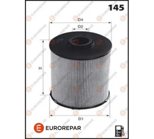 Фільтр палива 1611658180 EUROREPAR