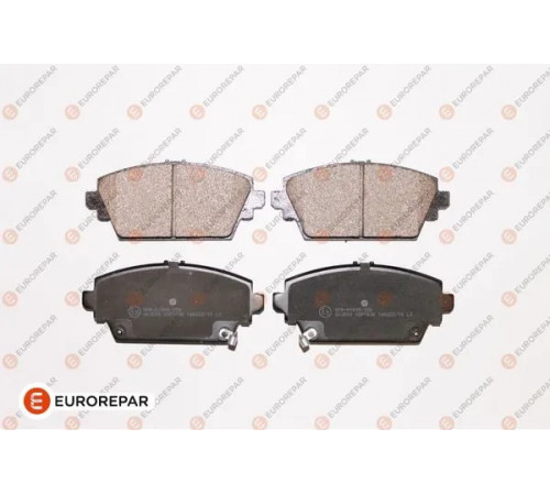 Комплект гальмівних накладок, дискове гальмо 1617267380 EUROREPAR