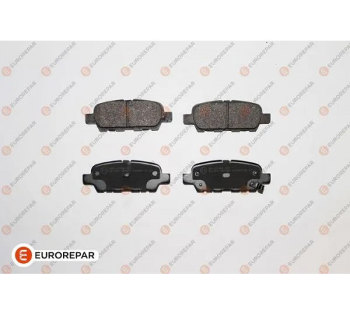 Комплект гальмівних накладок, дискове гальмо 1617285680 EUROREPAR
