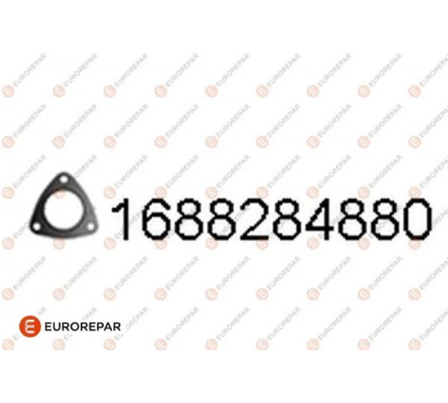 Ущільнення, вихлопна труба 1688284880 EUROREPAR