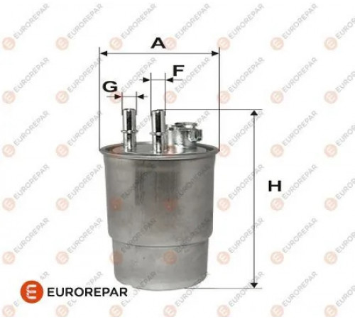 Фільтр палива E148172 EUROREPAR