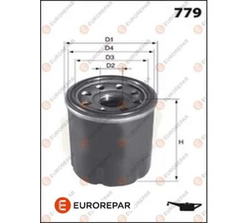 Оливний фільтр E149167 EUROREPAR