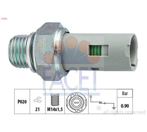 Гідравлічний вимикач 7.0153 FACET