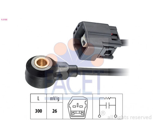 Датчик детонації 9.3105 FACET