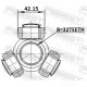 Муфта з шипами, приводний вал 0116-ASV50 FEBEST