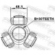 Муфта з шипами, приводний вал 0116-GRJ120 FEBEST