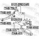 Гвинт для коригування розвалу 0129-014 FEBEST