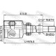 Комплект шарнірів, приводний вал 0211-J1020GRH FEBEST