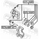 Напрямний палець, гальмівний супорт 0274-A60F-KIT FEBEST