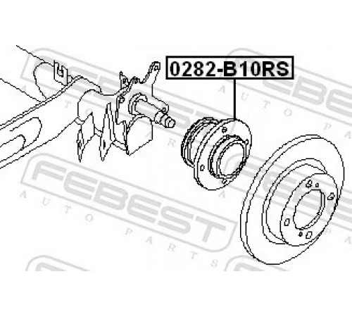Маточина колеса 0282-B10RS FEBEST