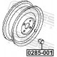Колісна гайка 0285-001 FEBEST