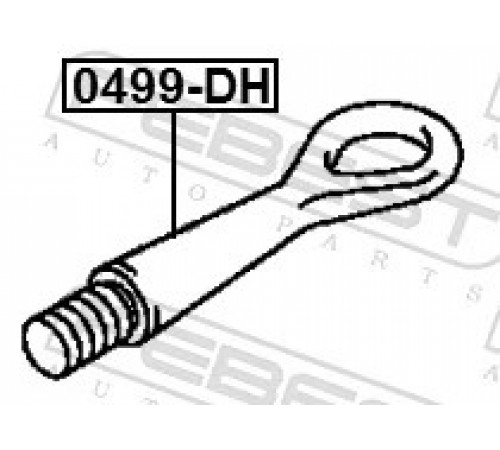 Буксирувальний гак 0499-DH FEBEST