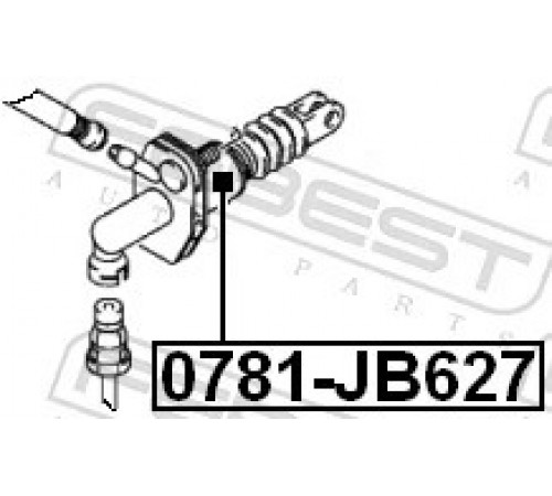 Головний циліндр, зчеплення 0781-JB627 FEBEST