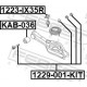 Комплект гвинтів для коригування розвалу 1229-001-KIT FEBEST