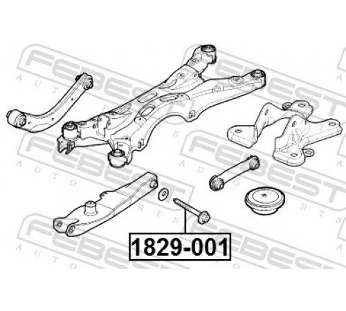 Гвинт для коригування розвалу 1829-001 FEBEST