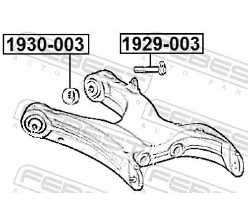 Гвинт для коригування розвалу 1929-003 FEBEST