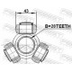 Муфта з шипами, приводний вал 2116-CA220 FEBEST