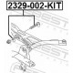 Комплект гвинтів для коригування розвалу 2329-002-KIT FEBEST