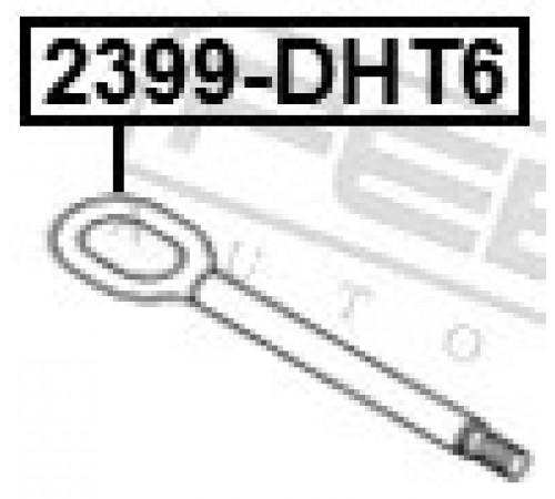 Буксирувальний гак 2399-DHT6 FEBEST
