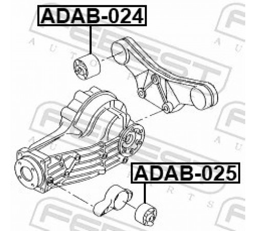 Опора, диференціал ADAB-025 FEBEST