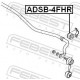 Опора, стабілізатор ADSB-4FHR FEBEST