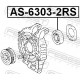 Підшипник AS-6303-2RS FEBEST
