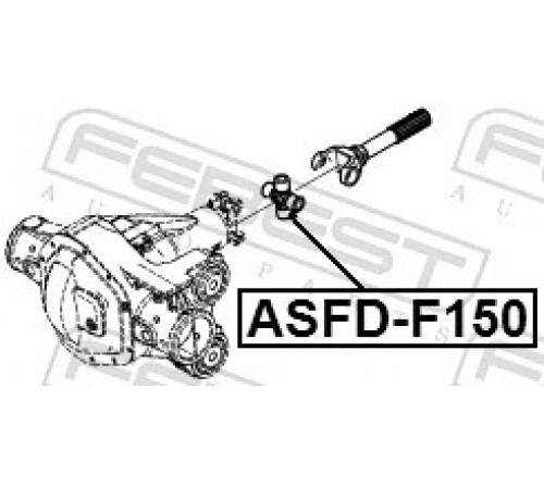 Шарнір, карданний вал ASFD-F150 FEBEST