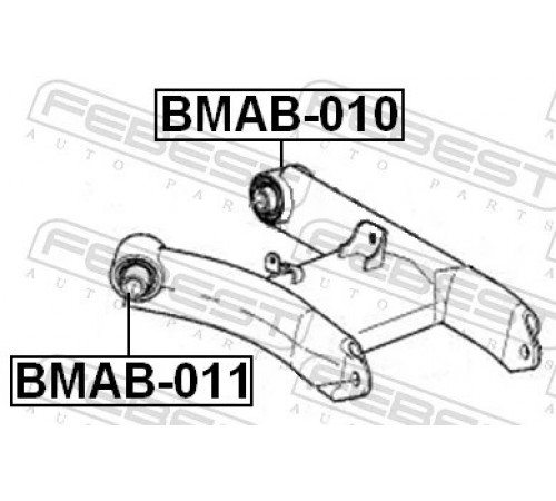 Опора, важіль підвіски BMAB-010 FEBEST